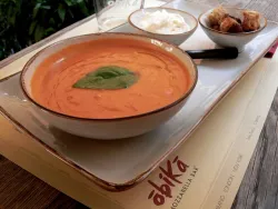 Sopa india de tomate