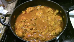 Pollo al curry estilo indio